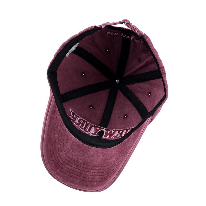 Cotton baseball cap hat for women men vintage dad hat NEW YORK embroidery l