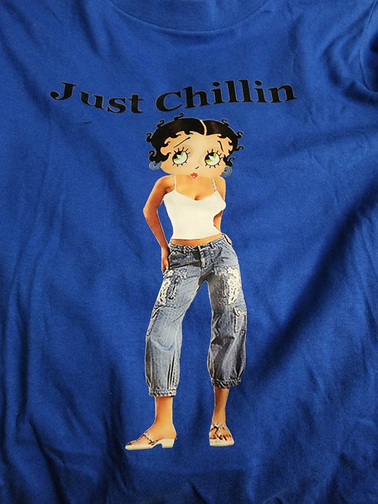 "Just Chillin" T-shirt, shorts, and sandal collection