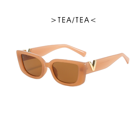 Small Frame Cat Eye Sunglasses for Women Luxury V Sunglasses Men Fashion New Colors Sunglasses