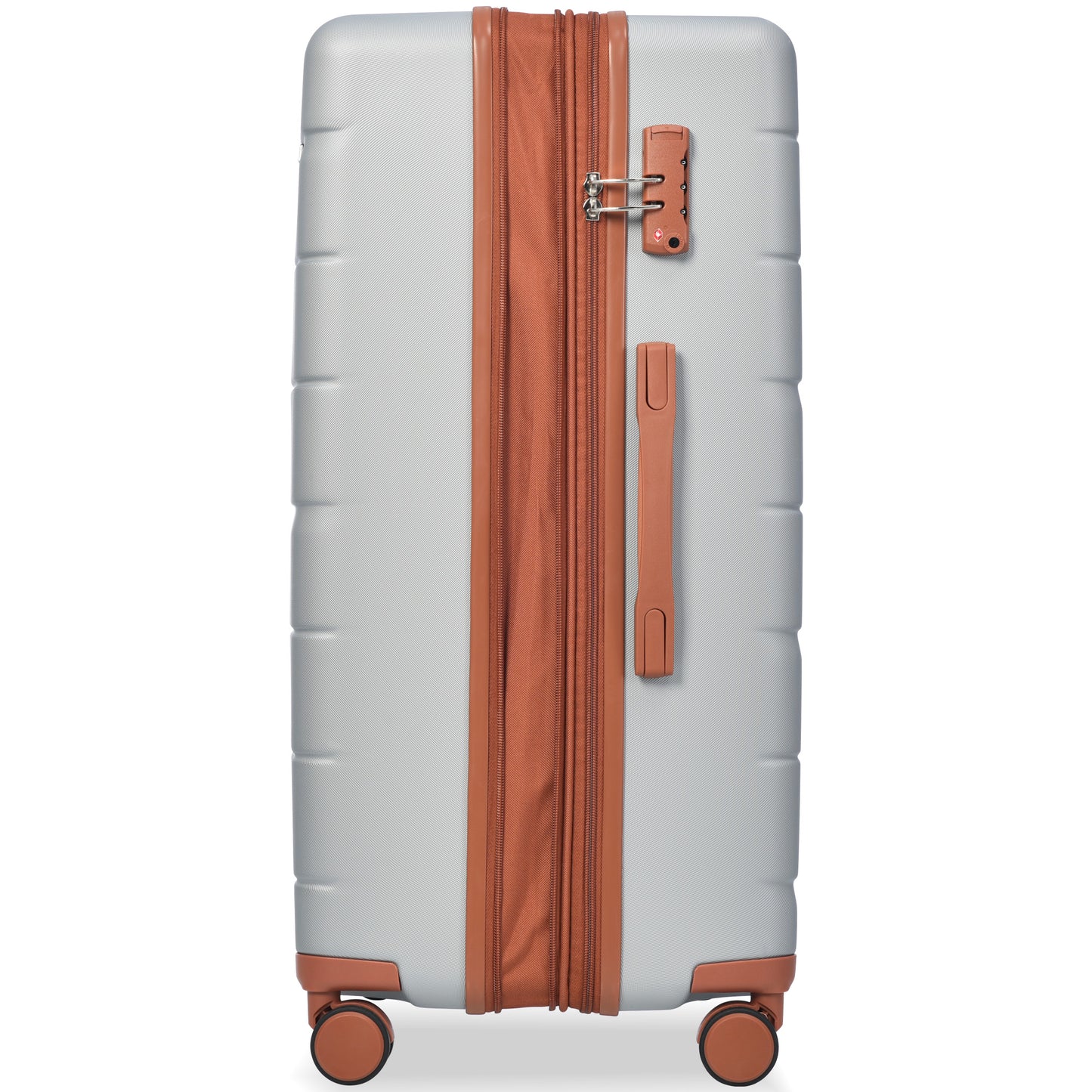 Luggage Sets 3 Piece Suitcase Set 20/24/28 Silver
