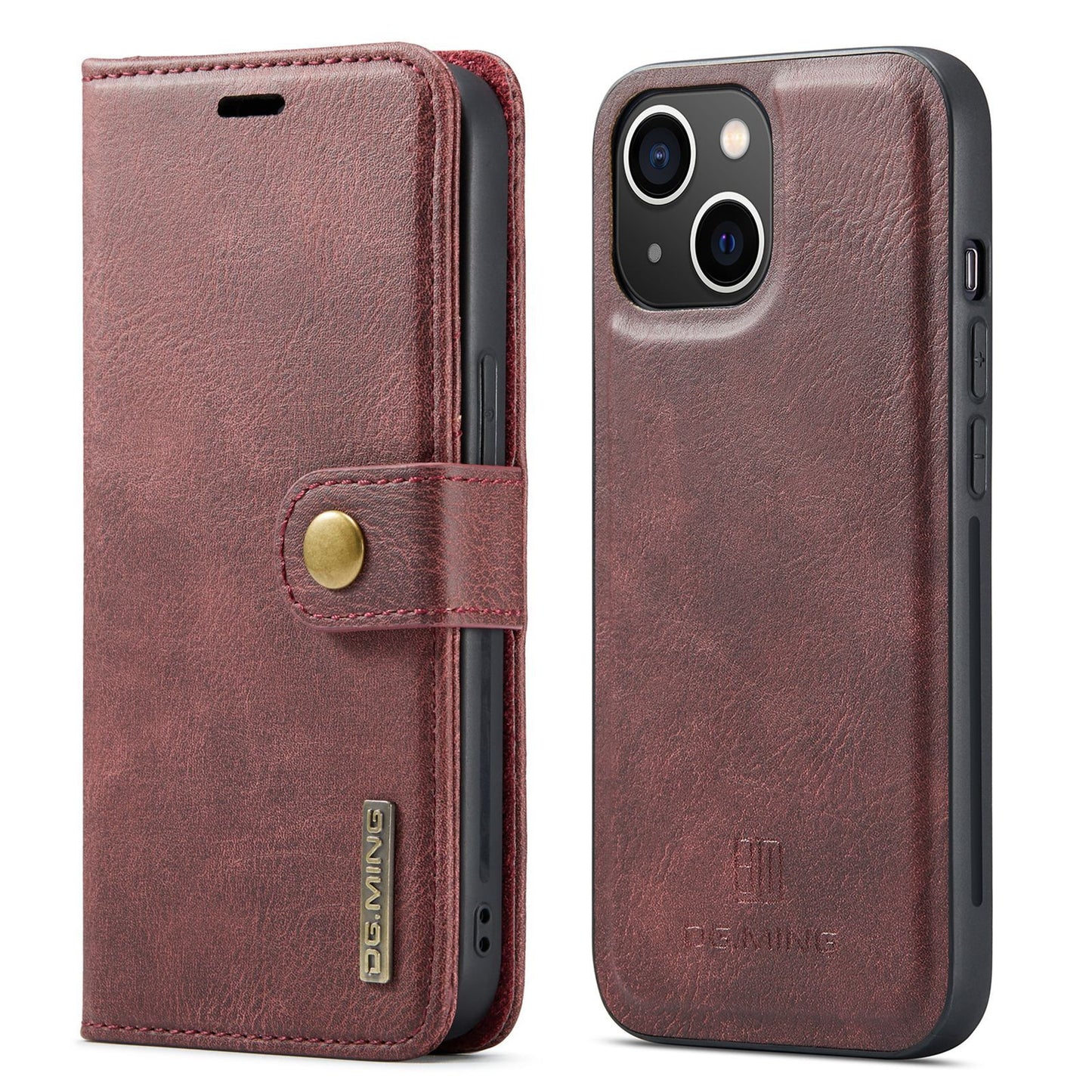 Suitable for iPhone13 magnet split mobile phone leather case iPhone12/11 Pro Max two-in-one protective case
