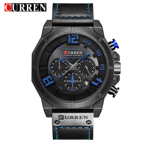 CURREN Quartz watches Men Leather Wrist Watch