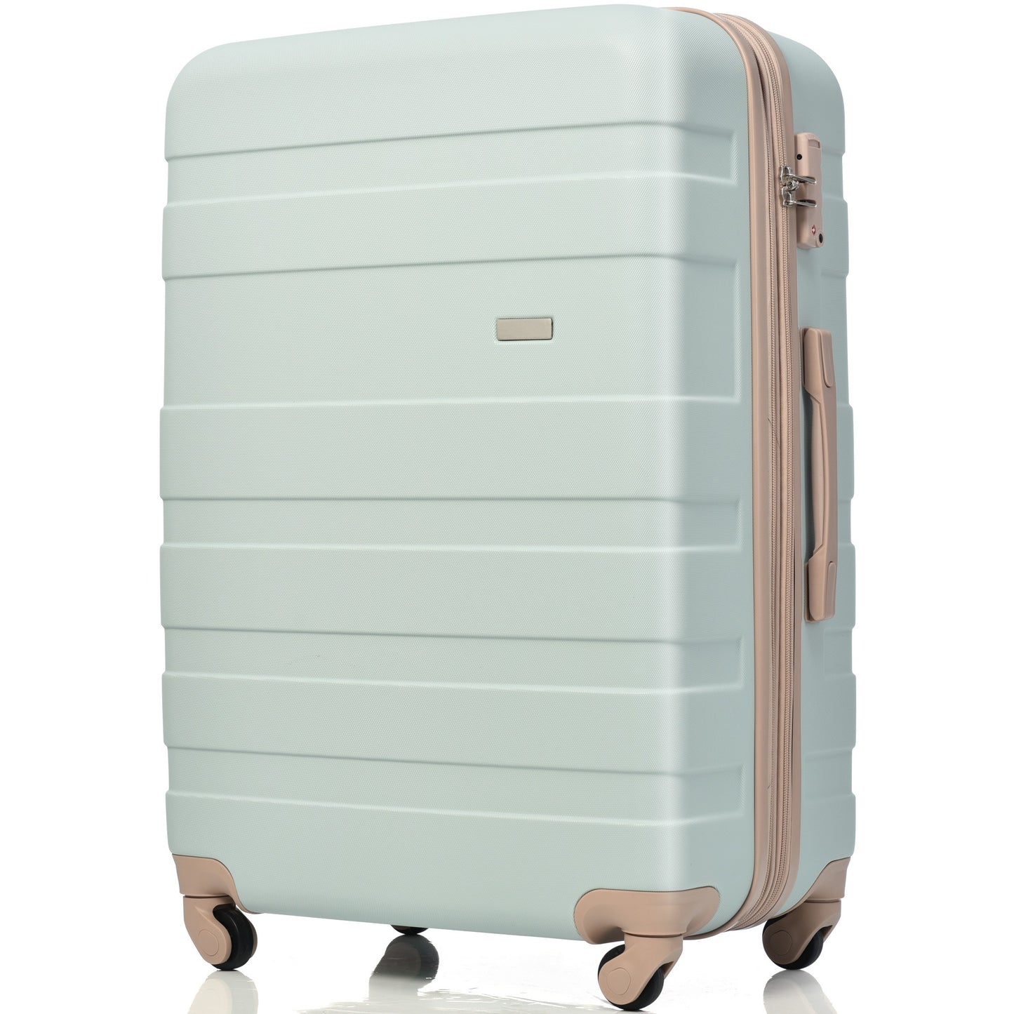 Luggage Sets New Model Expandable ABS Hardshell 3pcs Clearance Luggage ( Grey Green)