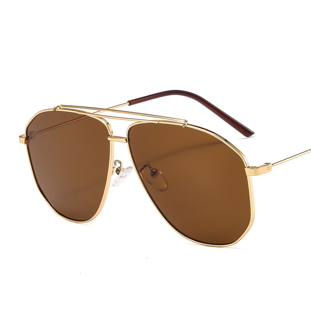 Unisex Pilot Sunglasses Women Men Luxury Double Beam Sun Glasses