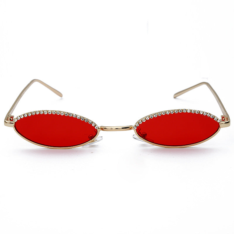 New Personality Crystal Fashion Cat-Eye Sunglasses For Men And Women