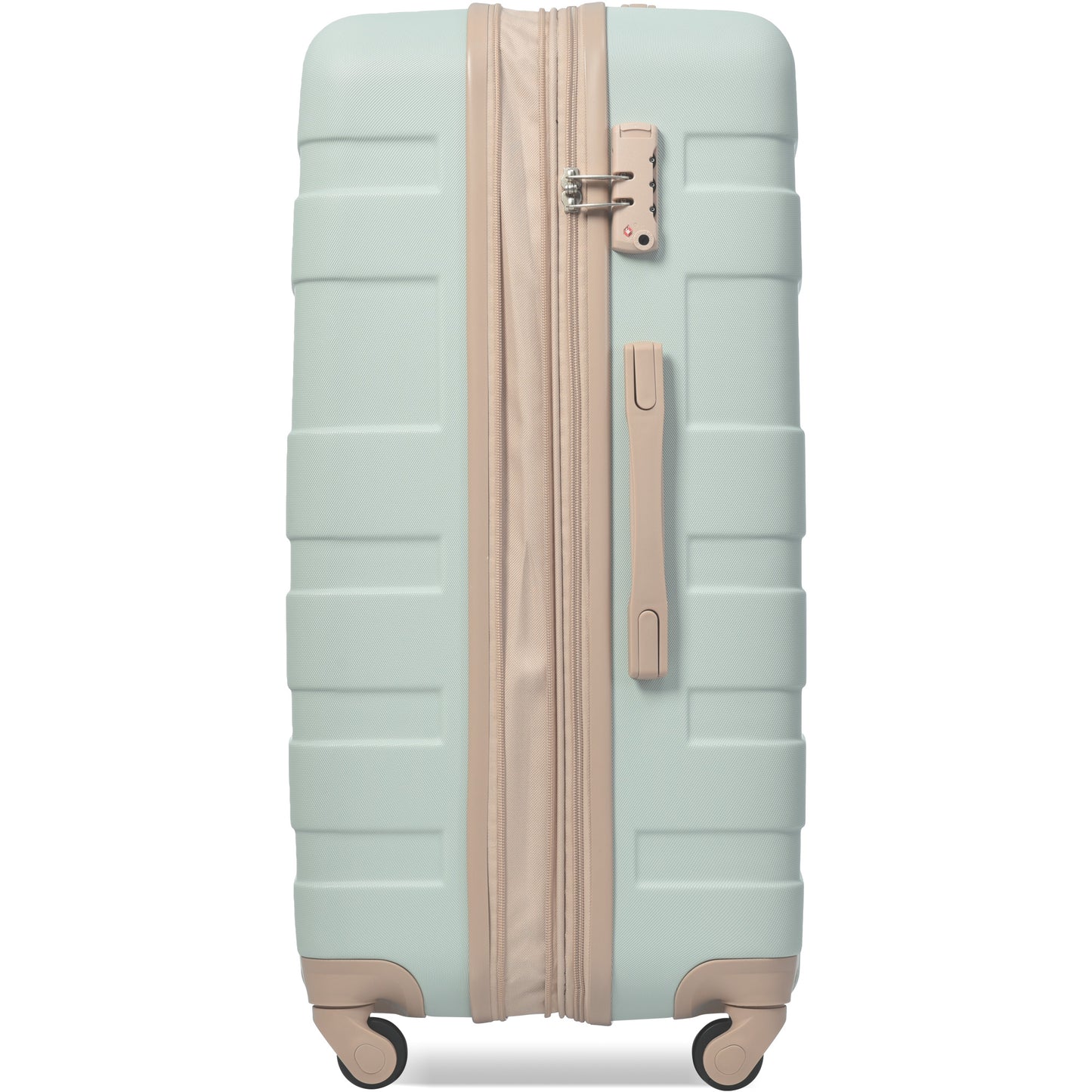 Luggage Sets New Model Expandable ABS Hardshell 3pcs Clearance Luggage ( Grey Green)