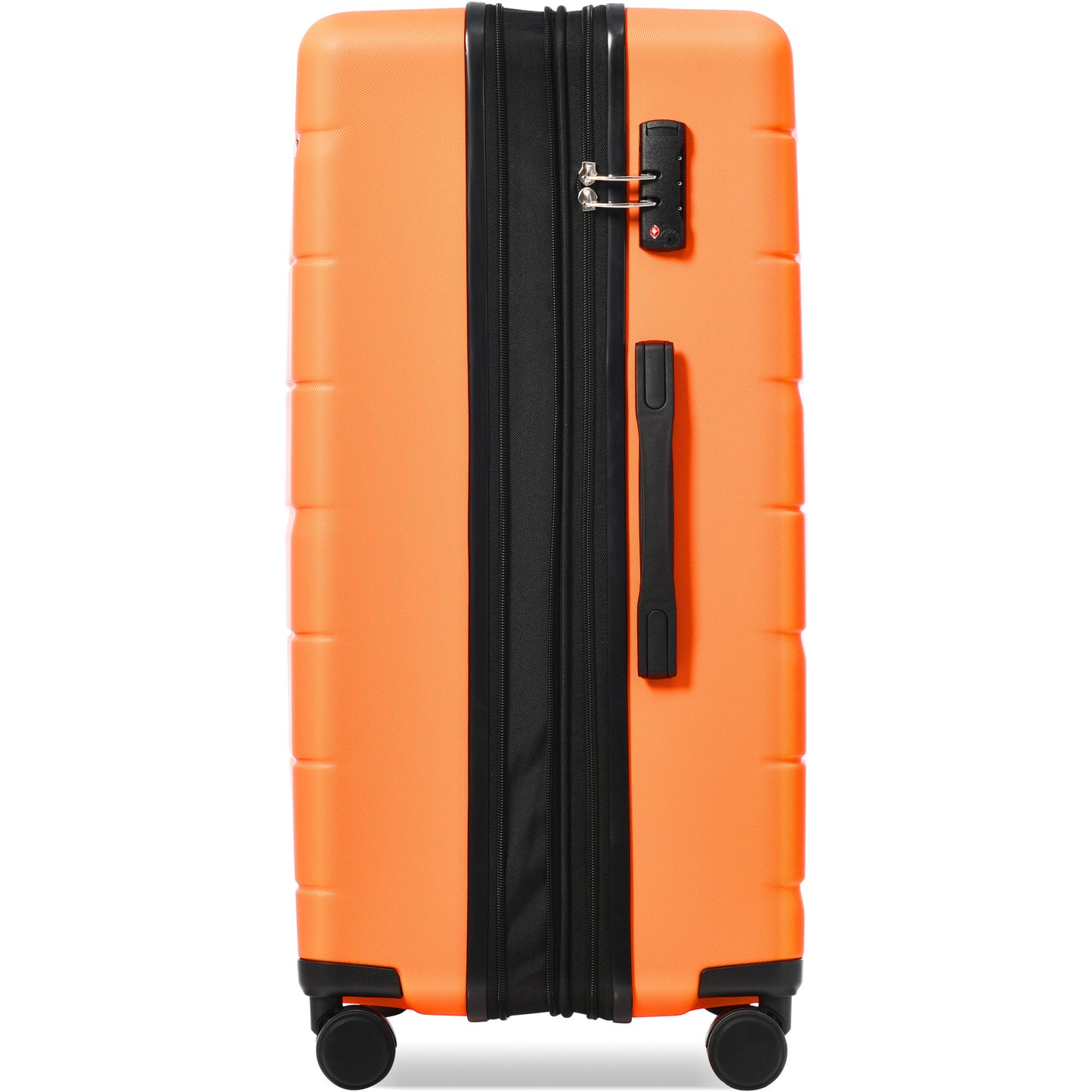 Orange Luggage Sets 3 Piece Suitcase Set 20/24/28,Carry on Luggage Airline Approved