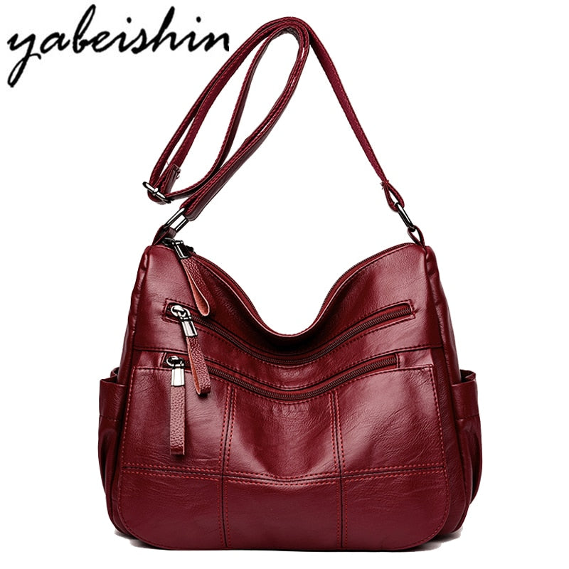 Women Luxury Leather Handbags Women Bags Designer Female Shoulder Messenger Bag