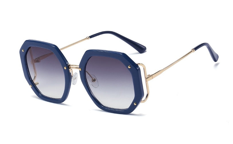 The New Brand Design Square Luxury Sunglasses Men Women