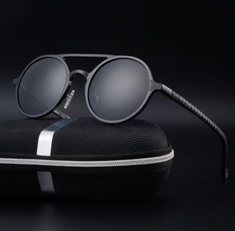 Retro Aluminum Magnesium Sunglasses Polarized Vintage Eyewear Accessories Women