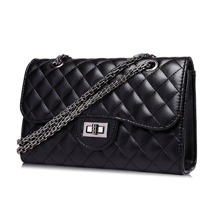 Women Cowhide Leather Shoulder Bags High Quality Fashion Chain Strap Crossbody Bag Famous Brand Ladies Messenger Bag