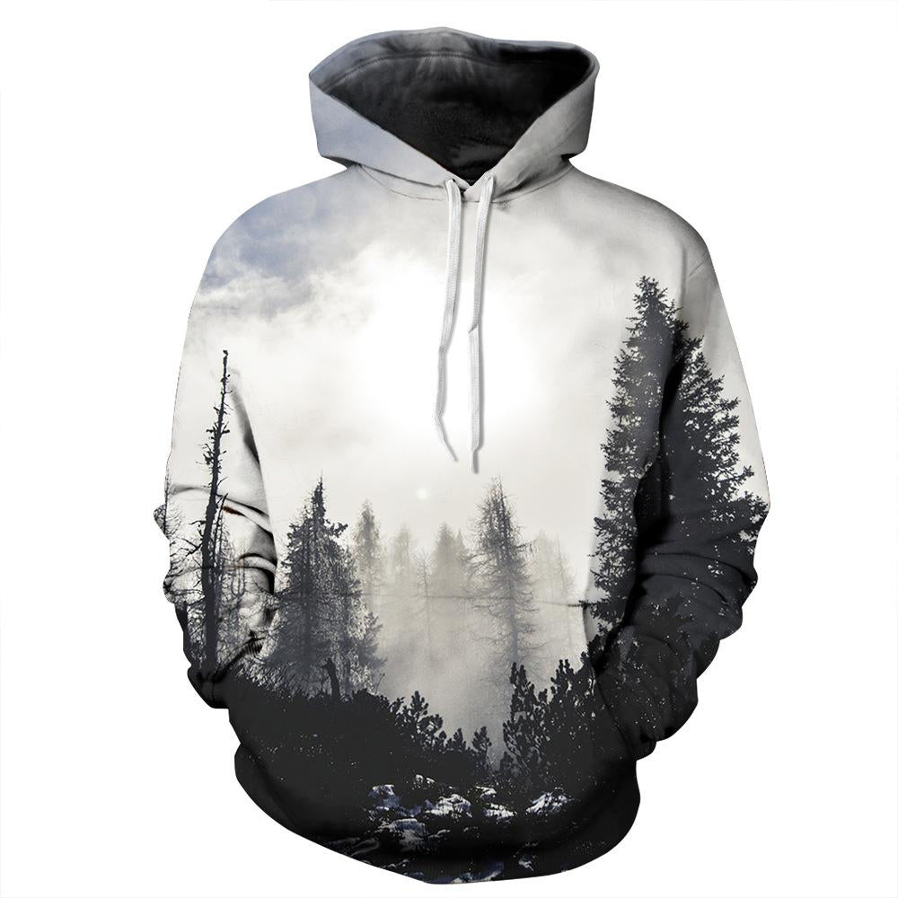 Forest 3d Printing Hoodies Sweatshirts for Men Women