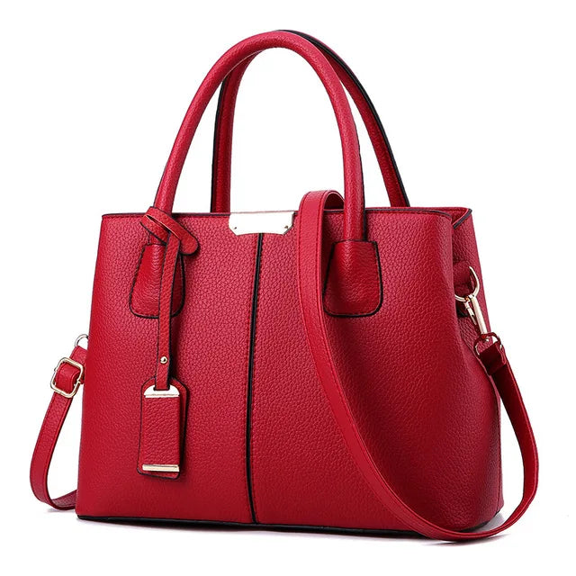 Women Bag Vintage Casual Tote Top-Handle Women Messenger Bags Shoulder student Handbag Purse Wallet Leather