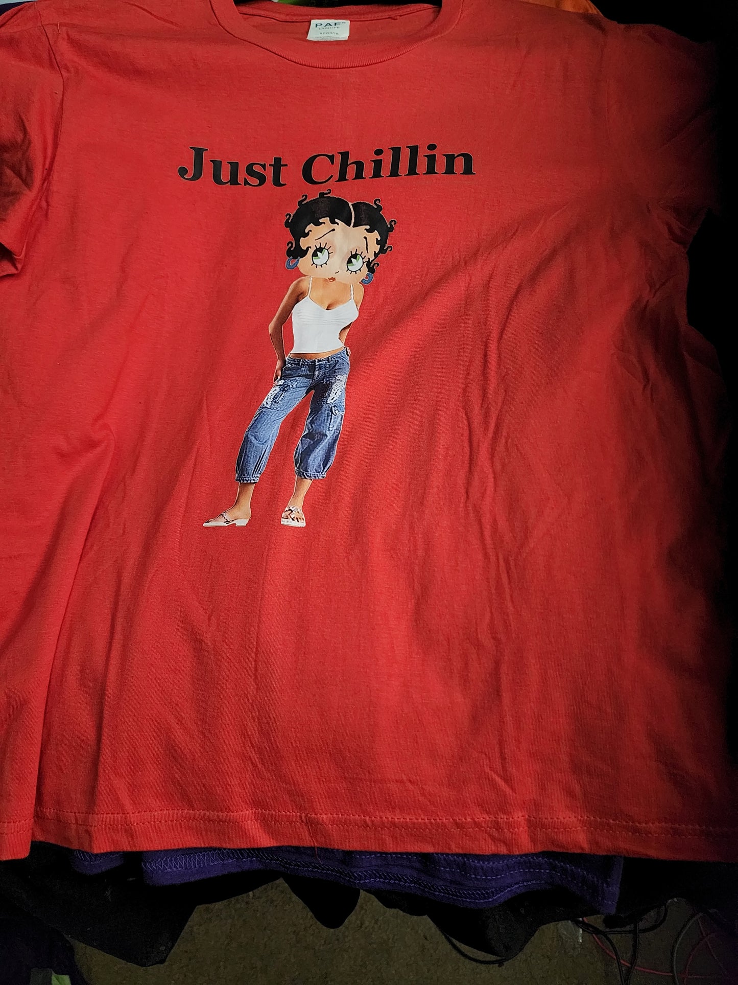 "Just Chillin" T-shirt, shorts, and sandal collection