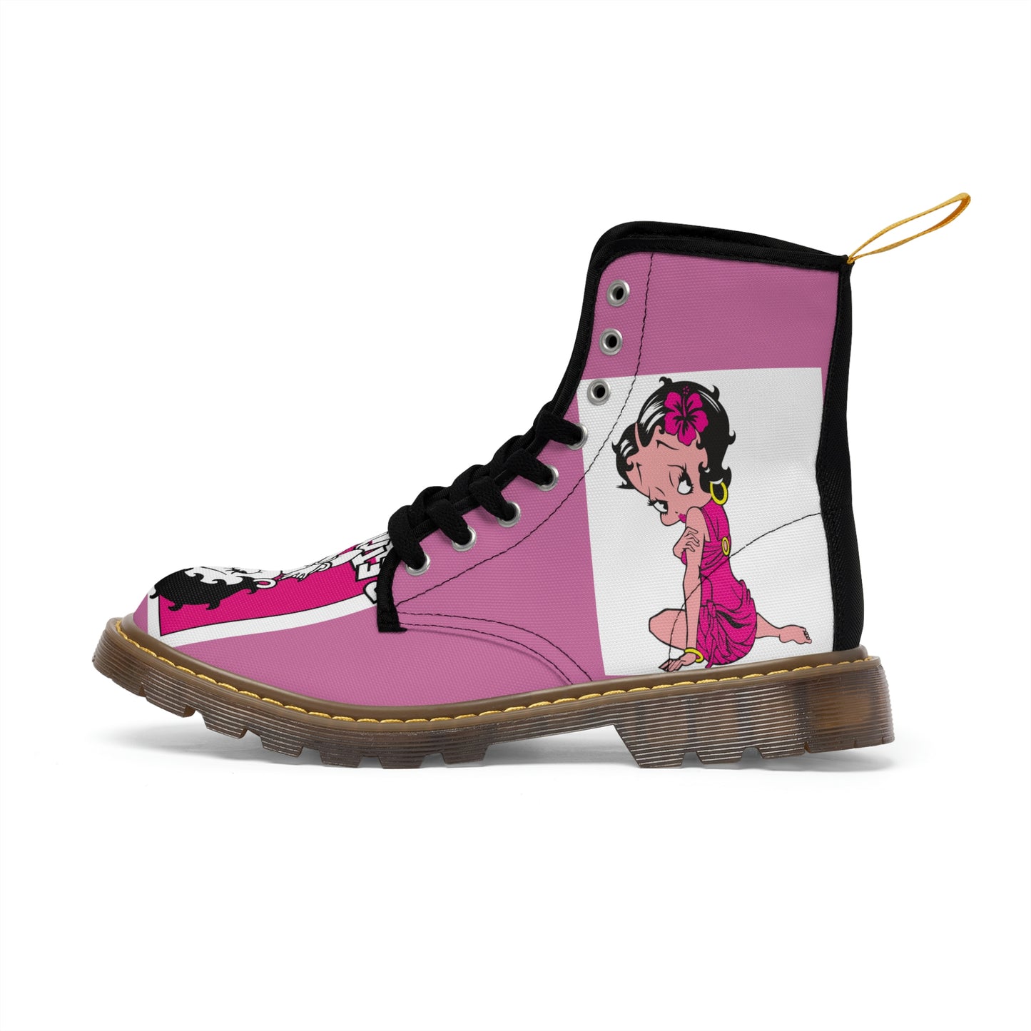 Women's Canvas Pink Boots