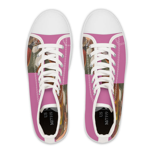 Women's High Light Pink Top Sneakers
