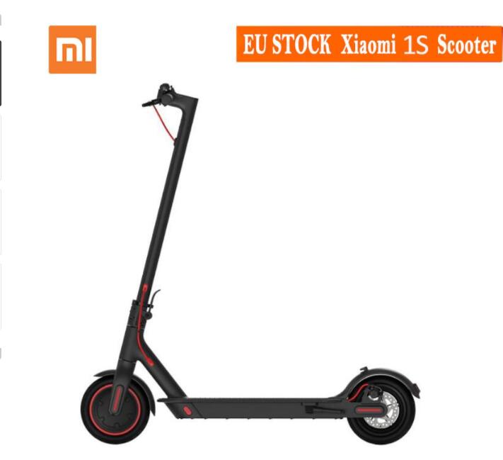 [EU instock] Xiaomi Mijia 1S Smart Electric Scooter Foldable Lightweight Skateboard 25KM Mileage APP With Spare Tire inclusive VAT
